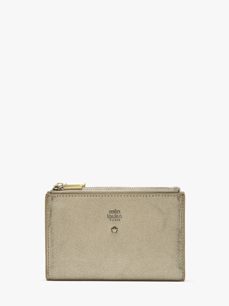 Portefeuille Leder Mila louise Beige vintage 3576XC